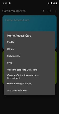 NFC Card Emulator Pro (Root) для Android — скриншот 4