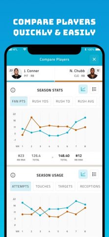 NFL Fantasy Football для iOS — скриншот 3