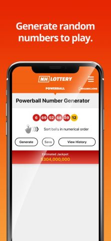 NH Lottery Numbers для iOS — скриншот 4