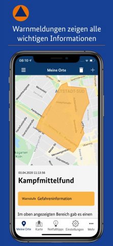 NINA для iOS — скриншот 3