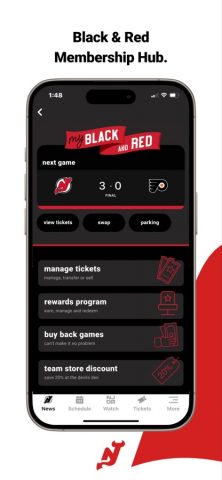 NJ Devils + Prudential Center для iOS — скриншот 5