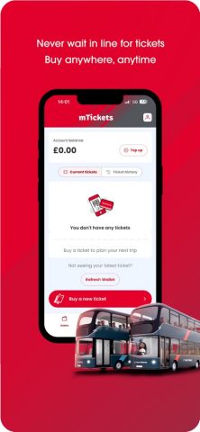 NX Bus mTicket для iOS — скриншот 1