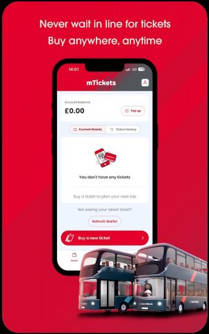 NX Bus mTicket для Android — скриншот 1