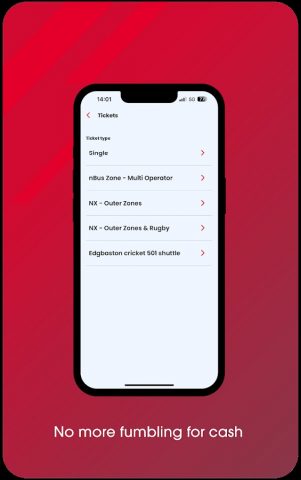 NX Bus mTicket для Android — скриншот 2