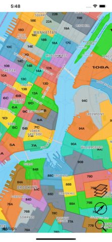 NYC Precinct Map для iOS — скриншот 2