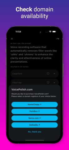 Name Generator: NameRover для iOS — скриншот 2