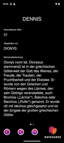 NameChecker для Android — скриншот 3