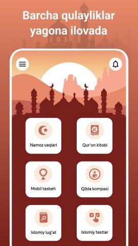 Namoz Vaqtlari Bugun 2026 для Android — скриншот 2