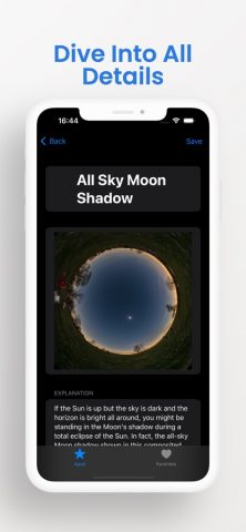 Nasa Apod — Astronomy Picture для iOS — скриншот 3