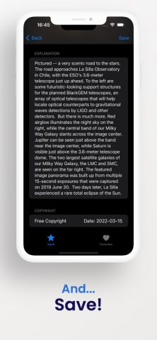 Nasa Apod — Astronomy Picture для iOS — скриншот 4