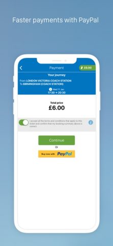 National Express Coach для iOS — скриншот 4