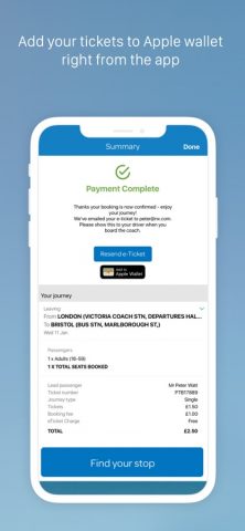 National Express Coach для iOS — скриншот 5