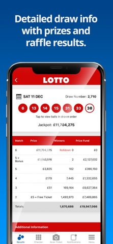 National Lottery Results для iOS — скриншот 3