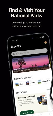 National Park Service для iOS — скриншот 1