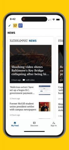 National Post для iOS — скриншот 1