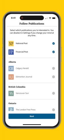 National Post для iOS — скриншот 2