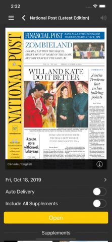 National Post ePaper для iOS — скриншот 2