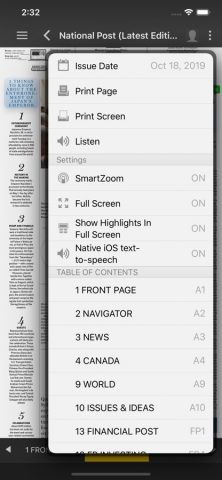 National Post ePaper для iOS — скриншот 3