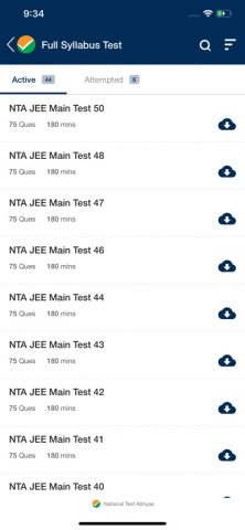 National Test Abhyas для iOS — скриншот 5