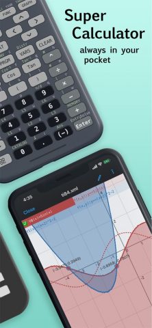 Графический калькулятор 84 для iOS — скриншот 2