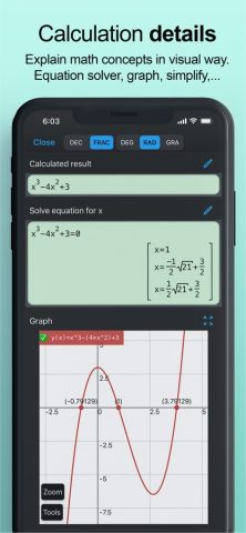 Графический калькулятор 84 для iOS — скриншот 5