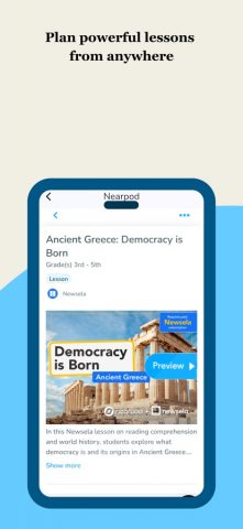 Nearpod для iOS — скриншот 1