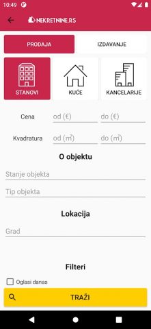 Nekretnine.rs для Android — скриншот 2