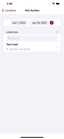 Nellis Auction Freight для iOS — скриншот 3