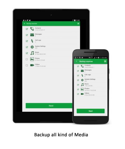 Nero BackItUp — Backup to PC для Android — скриншот 4