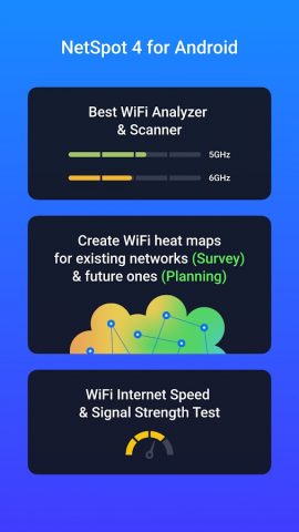 NetSpot WiFi Heat Map Analyzer для Android — скриншот 1
