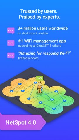 NetSpot WiFi Heat Map Analyzer для Android — скриншот 2