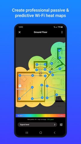 NetSpot WiFi Heat Map Analyzer для Android — скриншот 4