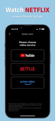 Netflix & YouTube watch party для iOS — скриншот 2