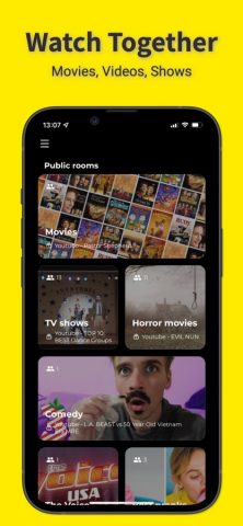 Netflix & YouTube watch party для iOS — скриншот 3