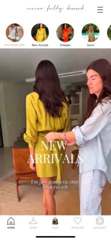 Never Fully Dressed для iOS — скриншот 1