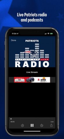 New England Patriots для iOS — скриншот 4