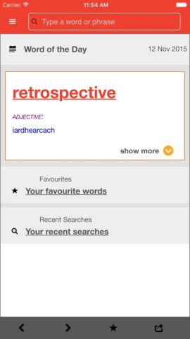 New English-Irish Dictionary для iOS — скриншот 1