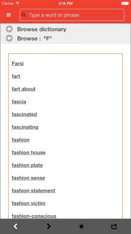 New English-Irish Dictionary для iOS — скриншот 3