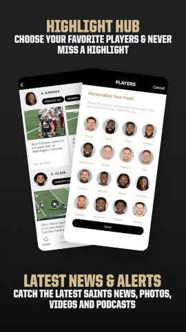 New Orleans Saints Mobile для Android — скриншот 4