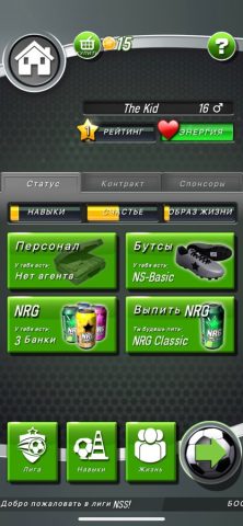 New Star Soccer для iOS — скриншот 4
