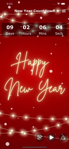 New Year Countdown 2027 для iOS — скриншот 4