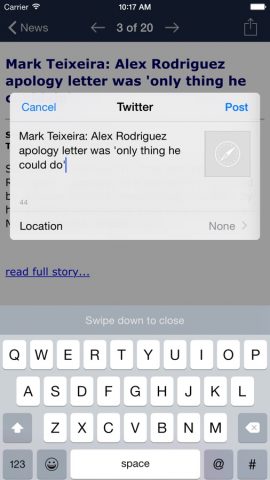 New York Baseball — Yankees для iOS — скриншот 3