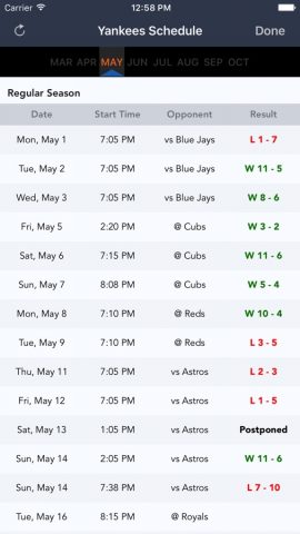 New York Baseball — Yankees для iOS — скриншот 4