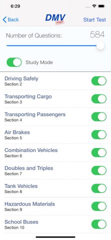 New York CDL Test Prep для iOS — скриншот 2