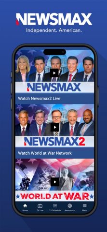 Newsmax для iOS — скриншот 1