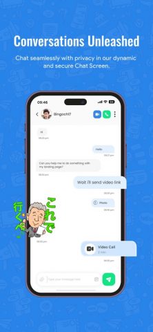 Ninja Private Messenger для iOS — скриншот 3