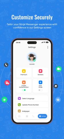 Ninja Private Messenger для iOS — скриншот 5