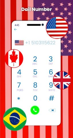 Номер телефона в США для Android — скриншот 5