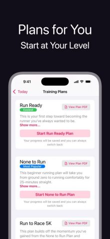 None to Run: Beginner, 5K, 10K для iOS — скриншот 4