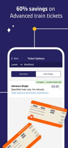 Northern Train Tickets & Times для iOS — скриншот 2